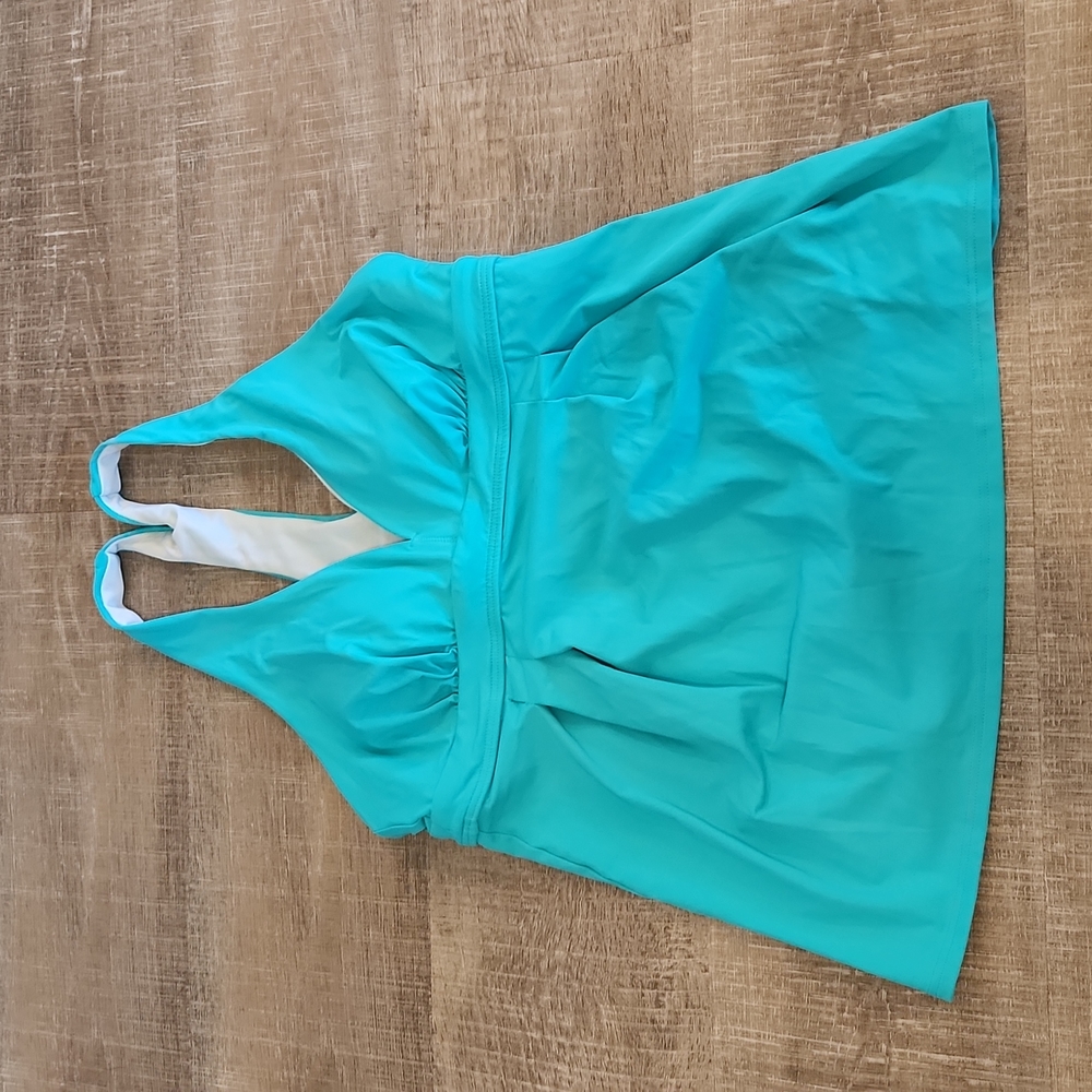 Lands End Aqua swim top